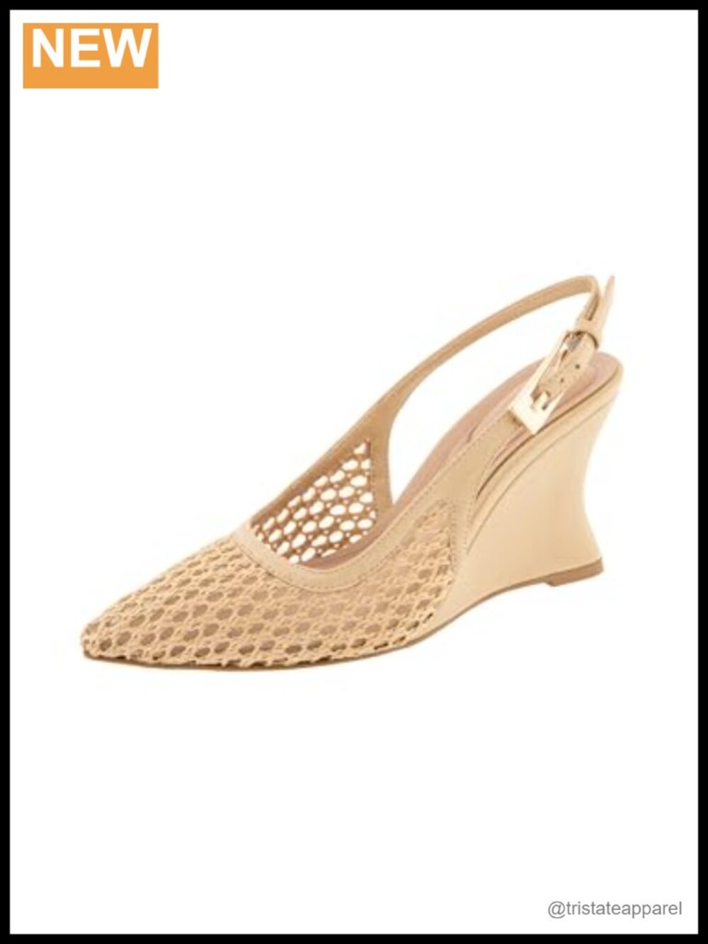 Woven Raffia Pointed Toe Wedge Slingback Pumps for Formal Evening